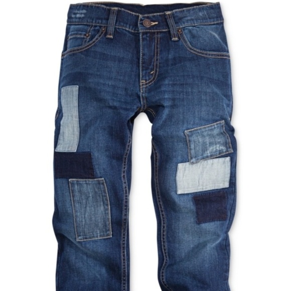 Levi's Other - Levis 511 Boy's Patchwork Jeans Blue